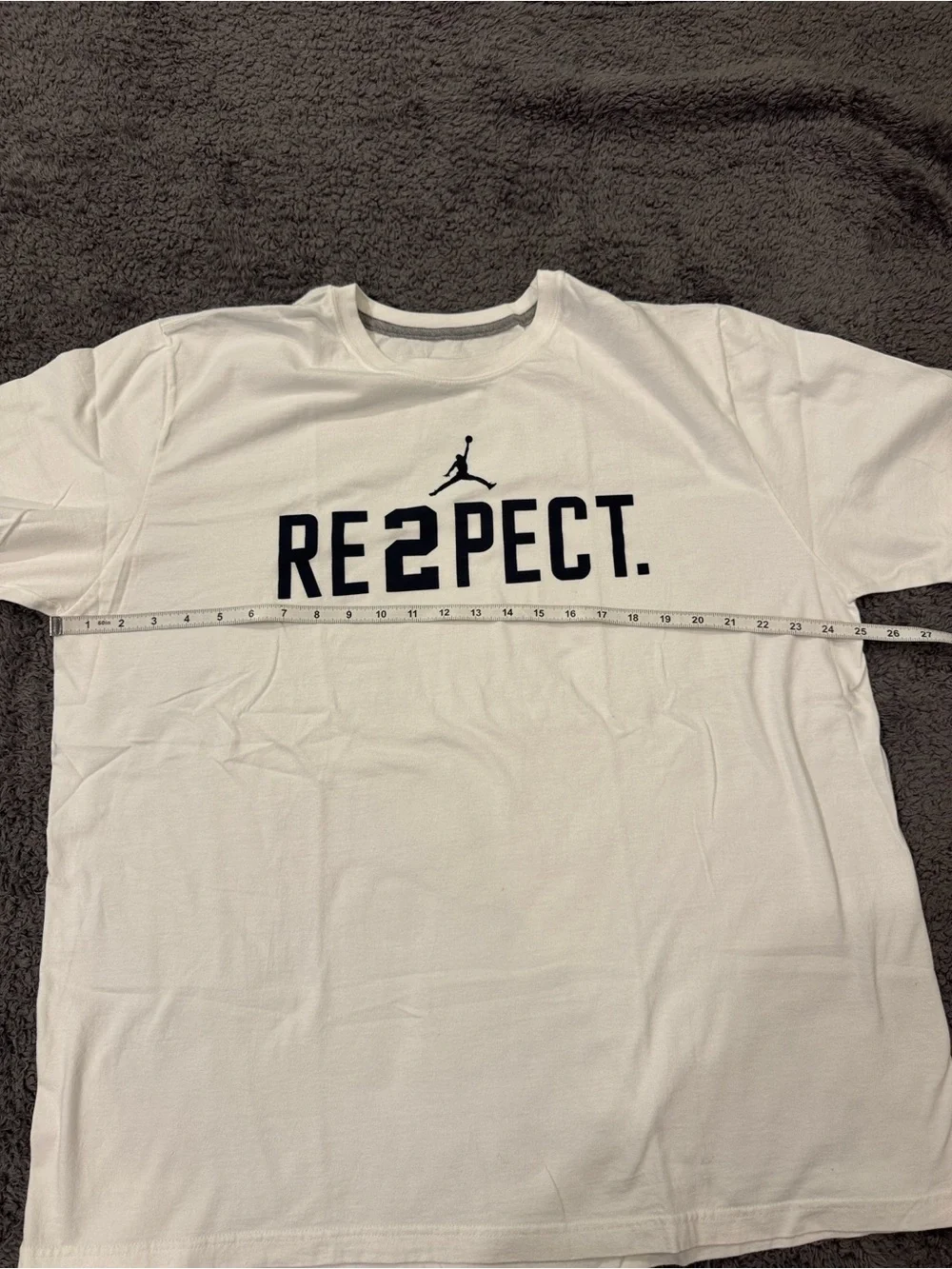 Jordan Re2pect Derek Jeter NYY The Captain Jumpman White t-shirt Size XXL
